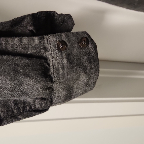 NWT Gap grey shirt dress - Picture 3 of 5